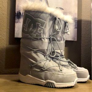 DC snow boots.